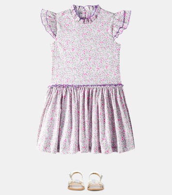 Robe Filomela en coton à fleurs | La Coqueta