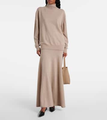Gonna lunga Jovan in cashmere | The Row