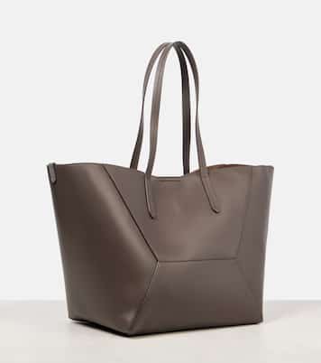 Borsa BC Duo in pelle con monili | Brunello Cucinelli