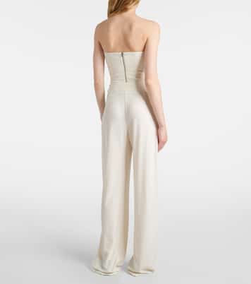 High-rise crêpe wide-leg pants | The Sei