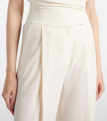 High-rise crêpe wide-leg pants | The Sei