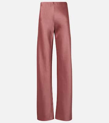 Satin wide-leg pants | Vince