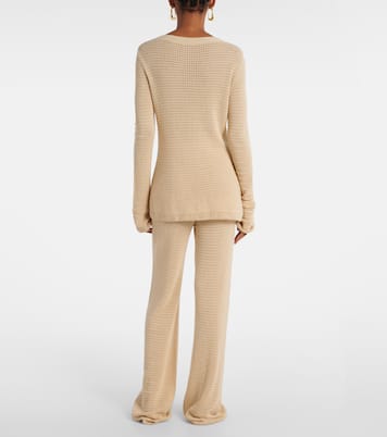 Lennon crochet cotton-blend cardigan | Posse
