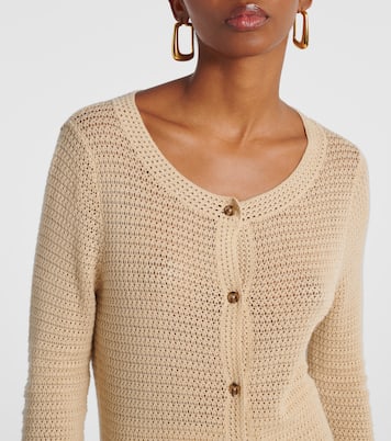 Lennon crochet cotton-blend cardigan | Posse
