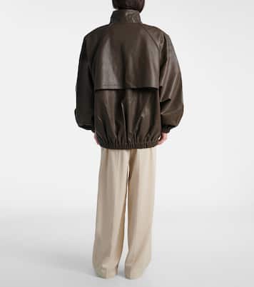 Bomberjacke Senta aus Lederimitat | The Frankie Shop