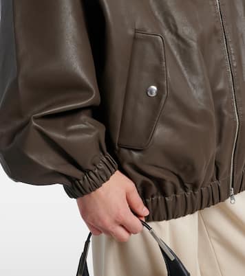 Bomberjacke Senta aus Lederimitat | The Frankie Shop