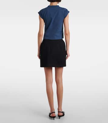 Patch-appliqué cotton-blend jersey T-shirt | Balenciaga