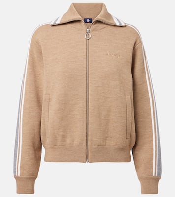 Benada striped wool-blend jacket | Fusalp