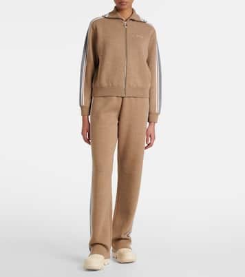 Benada striped wool-blend jacket | Fusalp