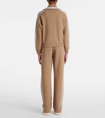 Benada striped wool-blend jacket | Fusalp