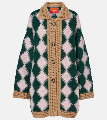 Crochet wool-blend cardigan | La DoubleJ