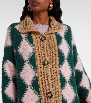 Crochet wool-blend cardigan | La DoubleJ