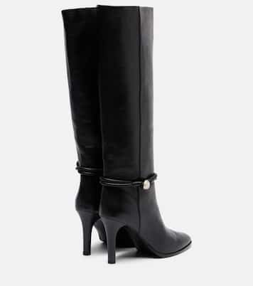 Ieva Button 90 leather knee-high boots | Isabel Marant
