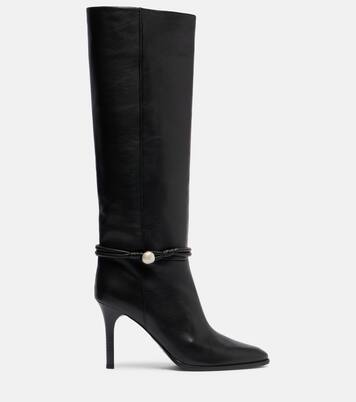 Ieva Button 90 leather knee-high boots | Isabel Marant