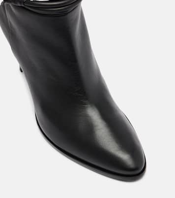 Ieva Button 90 leather knee-high boots | Isabel Marant