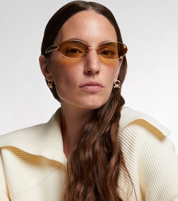Lunettes de soleil Sardine ovales  | Bottega Veneta