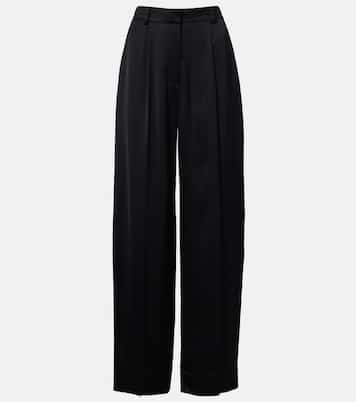 Satin wide-leg pants | Toteme