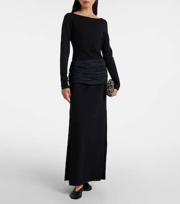 Holland draped maxi dress | Staud