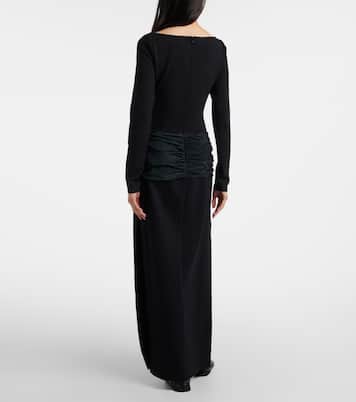 Holland draped maxi dress | Staud