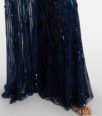 Luella fringed sequined gown | Jenny Packham