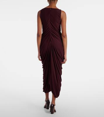 Draped midi dress | Loewe
