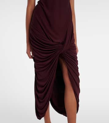 Draped midi dress | Loewe