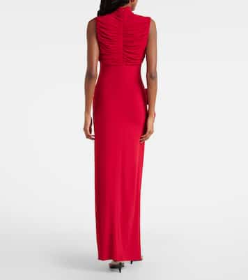 Verzierte Robe mit Blumen-Applikationen | Magda Butrym