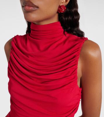 Verzierte Robe mit Blumen-Applikationen | Magda Butrym