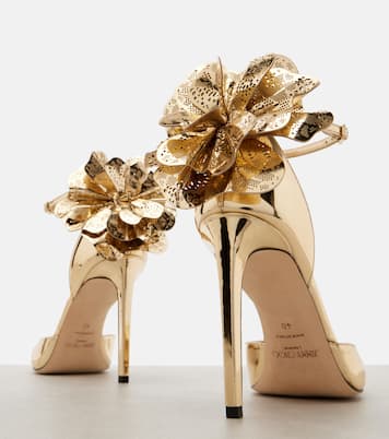 Pumps Marja 100 in pelle metallizzata | Jimmy Choo