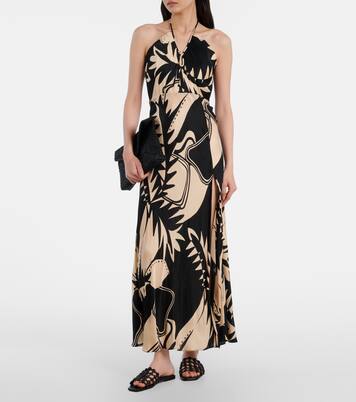 Vestido largo Stella estampado | Poupette St Barth