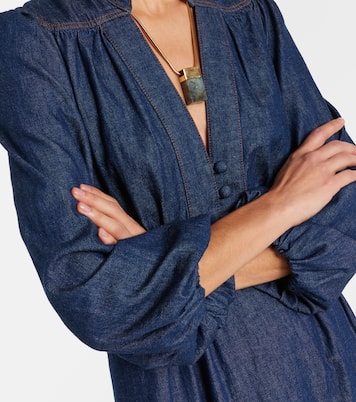 Awaken denim midi dress | Zimmermann