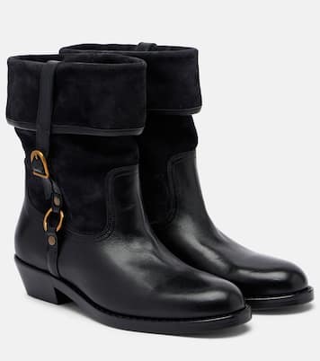 Ildra 35 leather and suede ankle boots | Isabel Marant