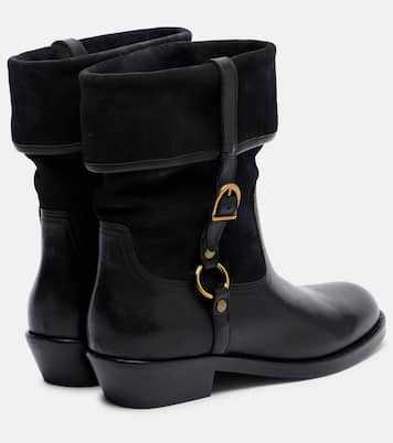 Ildra 35 leather and suede ankle boots | Isabel Marant
