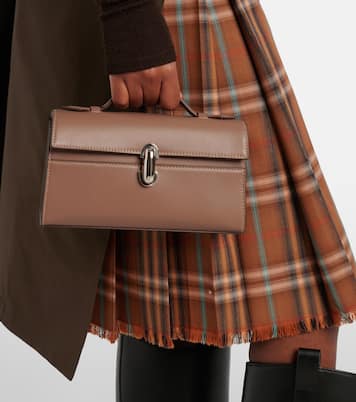Symmetry leather top-handle bag | Savette