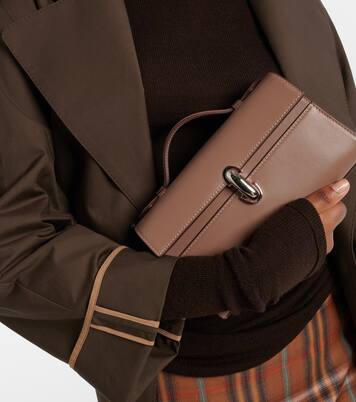 Symmetry leather top-handle bag | Savette