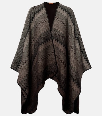 Cape Zig Zag en laine | Missoni