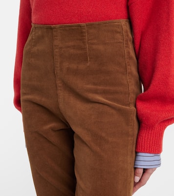 Pantaloni flared Beverly Off-Duty in velluto a coste | Veronica Beard