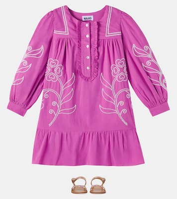 Robe brodée en coton | Molo