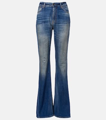 2025F distressed flared jeans | Acne Studios