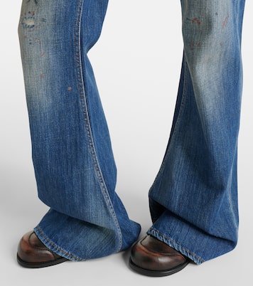 2025F distressed flared jeans | Acne Studios