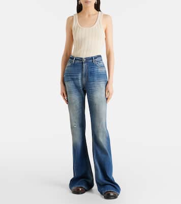 2025F distressed flared jeans | Acne Studios