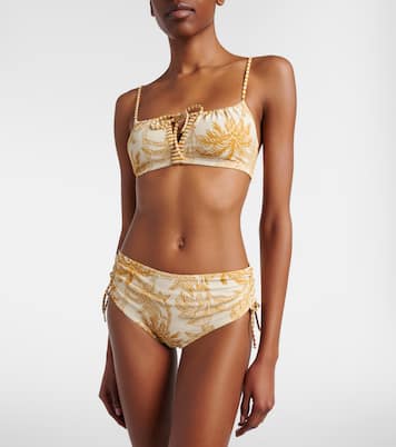 Bedrucktes Bikini-Höschen Voyageuse | Eres