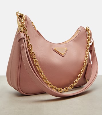 Prada Re-Edition Mini leather shoulder bag | Prada