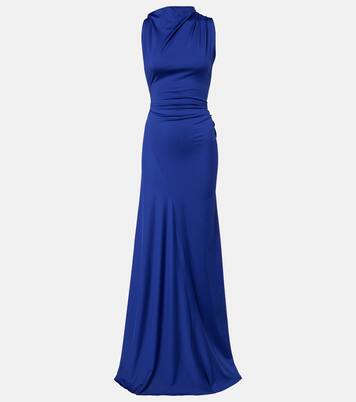 Robe longue asymétrique | Victoria Beckham