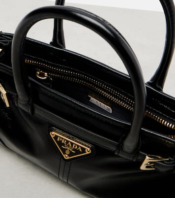 Prada Bonnie Mini leather top-handle bag | Prada
