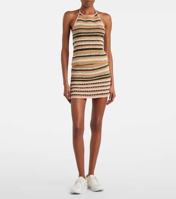 Crochet halterneck cotton top | The Upside