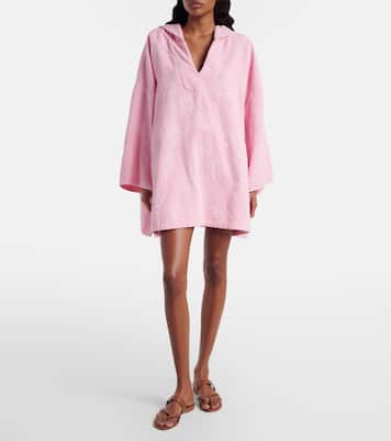 Sunny cotton terry beach cover-up | Hunza G