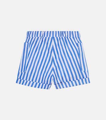 Striped cotton shorts | Bonpoint