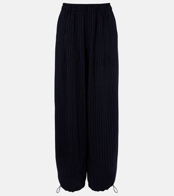 Oakdale pinstripe wide-leg pants | The Frankie Shop