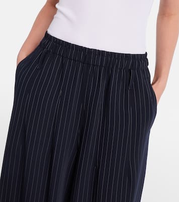 Oakdale pinstripe wide-leg pants | The Frankie Shop